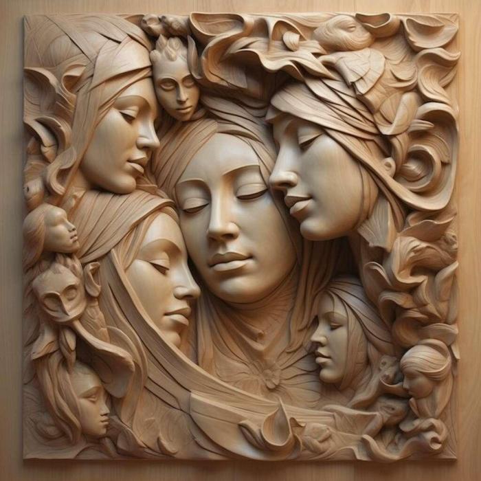 نموذج ثلاثي الأبعاد لآلة CNC 3D Art 